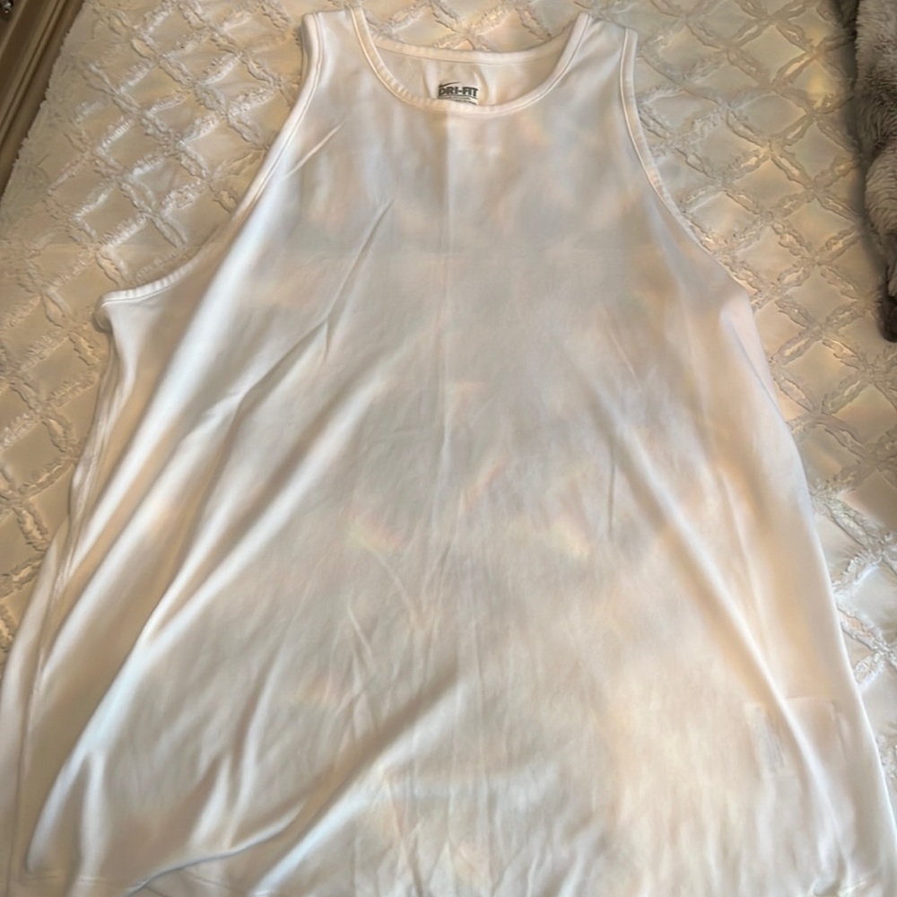 Nike Dri-Fit regular fit white tank